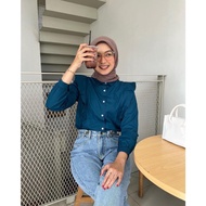KEMEJA ZIA WOMEN'S BLOUSE WOMEN'S TOPS BLOUSE TOPS SHIRT WOMEN'S WORK BLOUSE OFFICE CLOTHES