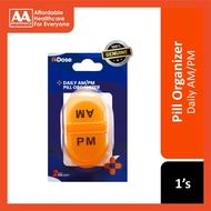 A-Dose Daily AM/PM Pill Organizer (2 Compartments) 1's