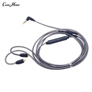 MMCX Earphone Cable Cord with Mic Volume Control for Shure SE215 SE315 SE535