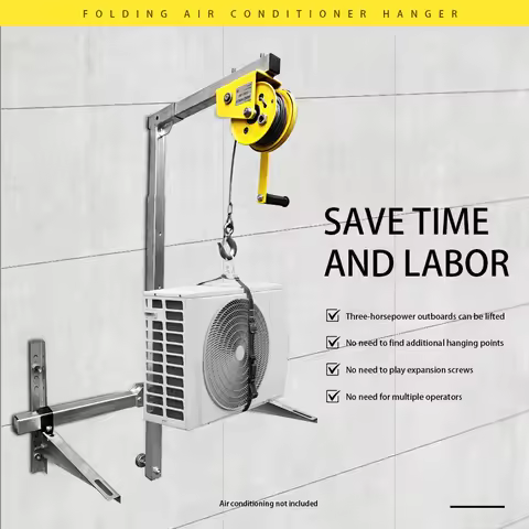 Air-conditioning Lifting Machine Bracket 10m / 25m Crane Lifting Bracket Side Swing Lifting Crane Br