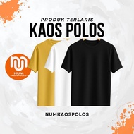 Numkaospolos Premium Plain Cotton Combed BCI 24s Unisex Casual Plain Top