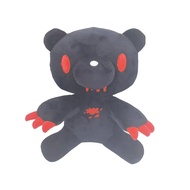 25cm Gloomy Bear Plush Toy Bloodthirsty Pink Bear Soft Toy Cute Teddy Toy Stuffed Animal Pillow for 