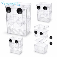 FOVIUPET Fish Breeding Box, Isolation Transparent Aquarium Breeder Box,  Space Separation Acrylic Ha
