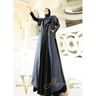 Alzena Syar'i original by trevana dress set hijab 3 in 1 cardigan