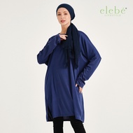 Elya Navy Plain Blouse Plus Size Dress | Baju Mengandung Menyusu Muslimah Blause Pregnant - ELYA BLOUSE NAVY