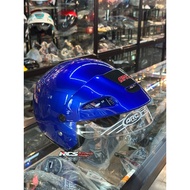 100% Ori + Sirim ARC Steng Helmet AF6 Separuh Warna Biru With Visors