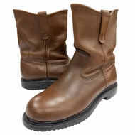 成色極佳▼RED RED WING 1996 2276 皮革 PT91 印花標籤 鋼頭 Pecos 靴ブラウン8.5 EE 美國製造 男款