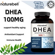 NatureBell DHEA 100mg-240 Capsules-DHEA Supplement for Energy Levels Immune Health & Healthy Aging S