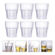HAOYUNLA Wine Glass Whisky Plastic Shot Glasses Cocktail Cups Acrylic Whiskey Beer Mugs Tasting
