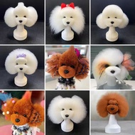 Pet Grooming Practice Hair Teddy Poodle Bichon Fake Hair Model Fake Dog Hair Piece Fake Hair Back Ha