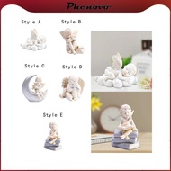 phenovo Angel Figurine Angel Statue Decorative Statues Souvenirs Collectible Figurine Resin Figurine