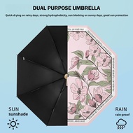 8-bone Manual Rain And Light Dual-use Sunshade Umbrella For Women's Outdoor Use H0