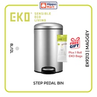 EKO Dustbin | Maggey | EK9213 | Trash Bin | Waste Bin | Stainless Steel | Soft Closing | Pedal Bin
