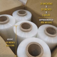 5 Kilos Stretch Film/Jack Wrap 20 mircons | MAX 5pcs only