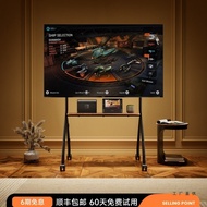 Floor-standing TV stand with wheels, movable and rotatable37-86inch TV cart FS350