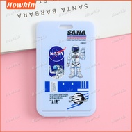 Cartoon Student Portable Stitch Credit ID Card Lanyard 3D Doll Card Case Keychain Card Holder