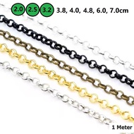 Round O Donut Chain Size 2.0-3.2mm Price 1 Meter