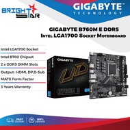 GIGABYTE B760M E DDR5 Intel LGA1700 MATX Motherboard