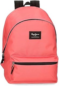 Aris Double Compartment Laptop Backpack 15.6 Inch Red 31 x 44 x 15 cm Polyester 20.46L Red Laptop Ba