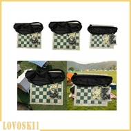[Lovoski1] Portable Chess Set, Roll Up Chess Board Set, with Travel Storage Bag, Chess Set,