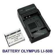 LI-50B \ LI50B แบตเตอรี่ \ แท่นชาร์จ \ แบตเตอรี่พร้อมแท่นชาร์จกล้องโอลิมปัส Battery \ Charger \ Batt