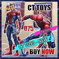 Ada Stok Ct Toys Spiderman Figure Mafex 075 The Amazing Spider-Man Comic Ver Mafex 185 Anime Action 