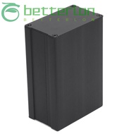 BETTER-LONTIME Aluminium Electric Box, Black Split Type Electric Box, Water Proof Striped /Glossy St
