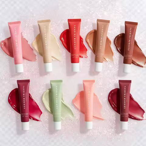 Summer Friday's Hot Original Cherry Sweet Mint Pink Sugar Limited Edition Lip Balm Set Moisturize Li