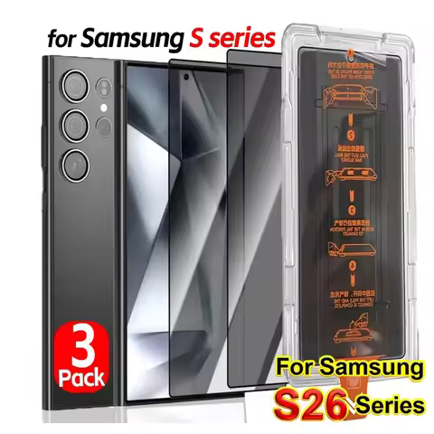 1-3Pcs Privacy Screen Protector For Samsung S26 Ultra S26 S25 Ultra S25 Edge S24 S23 S22 A56 A55 A36