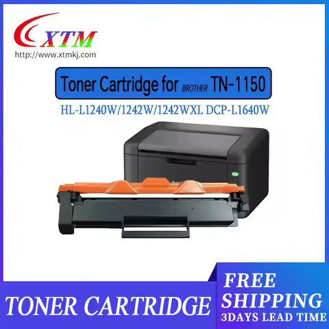 1K TN1150 EU for Brother HL-L1240W HL-L1242W HL-L1242WXL DCP-L1640W laser refill toner cartridge