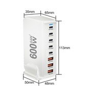เครื่องชาร์จมาตรฐานออสเตรเลีย GaN PD รุ่น600W รุ่นใหม่PD3.1ข้ามพรมแดนอเนกประสงค์140W