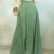 【長安春色】新中式復古/通勤半身裙