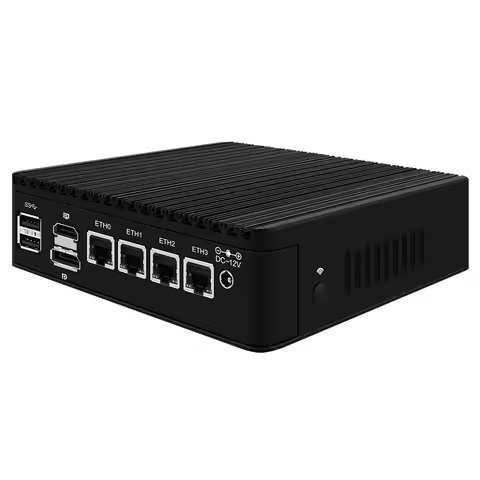 Topton Fanless Mini PC X2C Affordable Edition 12th Gen i3 N305 N100 DDR5 2*PCIE 4xi226-V 2.5G Proxmo