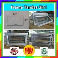 (Ready Stock) Frame Tingkap untuk Tandas 3in1(14"x24")