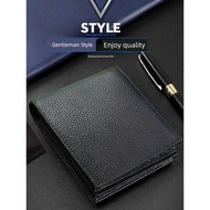 dompet kulit lelaki original dompet lelaki kulit original beg dompet lelaki Men Leather Thickened Re