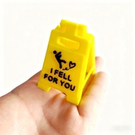 Mini I Fell For You Sign Valentine's Day Fall in Love River Logo Sign Desktop Decoration