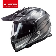 LS2 MX436 Twin Shield Motocross Helmet PIONEER EVO Motorcycle Helmets off road capacetes para moto c