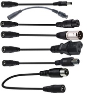 R* Female DC5521 to M16 12 3Pin 3Pin 8016 5525 Connector Cable for Scooter