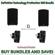 Definitive Technology ProMonitor 800 Bookshelf Speakers (Pair Black) &amp; Definitive Technology Pro-...
