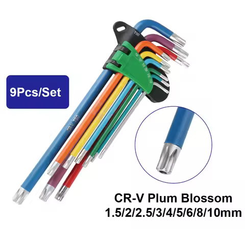 Durable Portable Hexagonal Wrench Set Tool Color Non Slip Anti Rust Inner Hexagonal Wrench Hex Wrenc