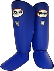 Twins Special Classic Shin Guard (Blue) (Large)