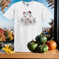 101 Dalmatians Santa T-Shirt Hoodie Men Unisex Tshirt Sx40