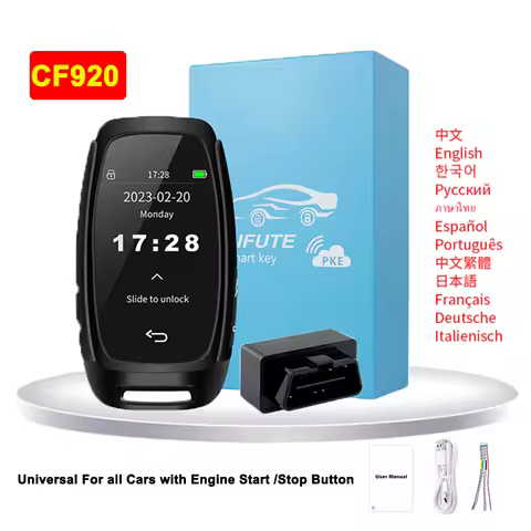 CF920 LCD Display Smart Remote Car Key For BMW Mercedes Benz Audi Kia Hyundai Land Rover Lexus Fiat 