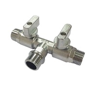 SHOWY 1/2"M X 1/2"M X 1/2"M "T" BALL VALE