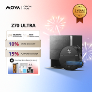 MOVA Z70 Ultra Roller Complete Robot Vacuum Cleaner | 36000Pa | 9cm Climbing | Self-empty | 100°C Au