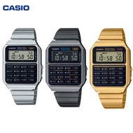 Casio CA-500WE-1 / CA-500WEGG-1B / CA-500WEG-1 / Unisex Calculator Watch Digital Stainless Steel CA-