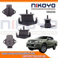 Left Engine Mount Rubber MITSUBISHI TRITON KJ3T KL3T 2.5L. Product Code 1093A184 NIKOYO
