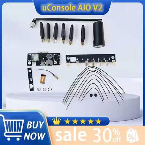 uConsole AIO V2 (RTL-SDR/LoRa/GPS/RTC/USB Hub/USB 3.0/RJ45 Ethernet) For ClockworkPi uConsole, Shipp