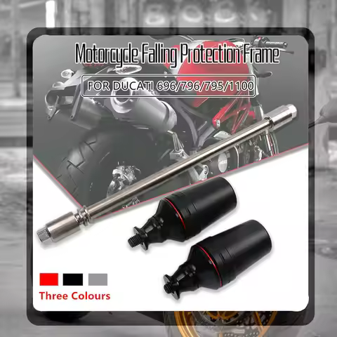 For DUCATI Monster 696 796 795 1100 Hypermotard 821 Hyperstarada Falling Protection Frame Slider Fai