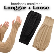 Handsock LONGGAR Loose Muslimah HA7432/HA7433 Wanita FOREVERSTYLO
